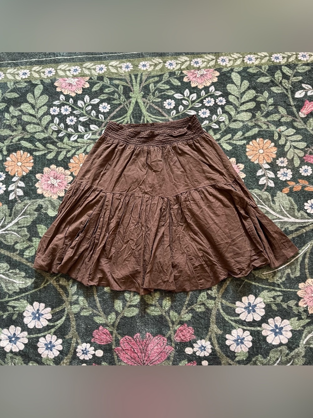 🦋 Y2K Boho Tiered Mini Skirt 🦋